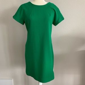 Darling green business casual dress